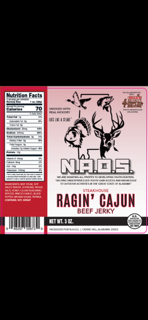 Beef Jerky - Ragin' Cajun