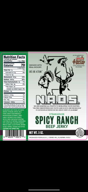 Beef Jerky - Spicy Ranch