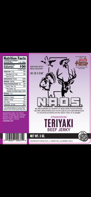 Beef Jerky - Teriyaki