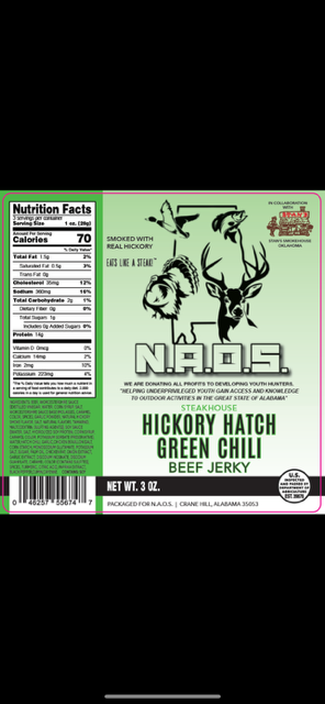 Beef Jerky - Green Chile